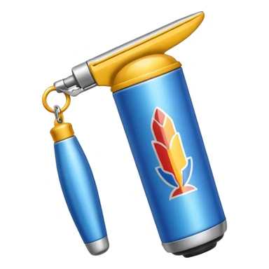 una lata de clipper sticker