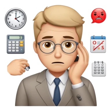 accountant working too many hours sticker