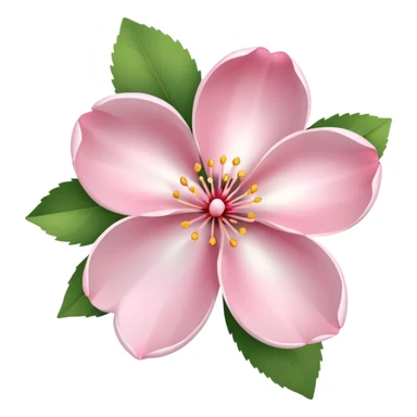 white snow cherryblossom sticker