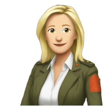 Marine LePen sticker