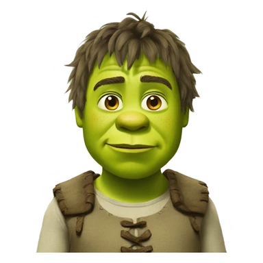 Shrek + 🤨 sticker