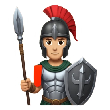 Spartan soldier house sticker