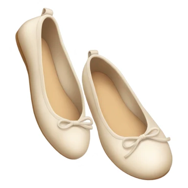 Beige Ballerina sho￼se sticker