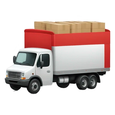 truck delivery sticker