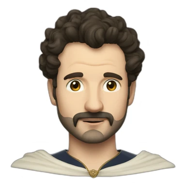 Alexandre Astier en roi Arthur sticker