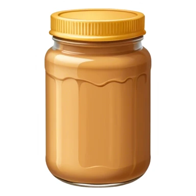 Jar of peanutbutter  sticker