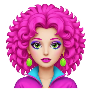 80'S CELEBRITY GIRL sticker