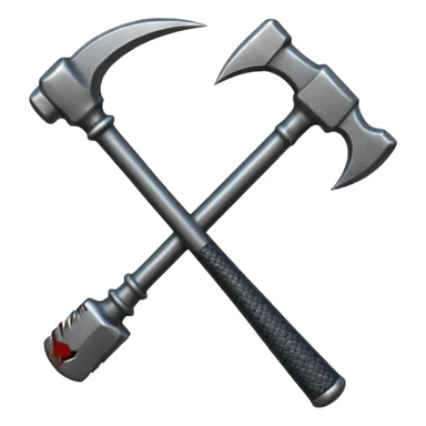 The Sickle and Hammer are dark gray and crossed sticker