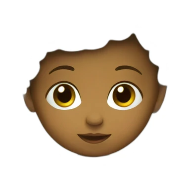 baby in a christmas tree sticker