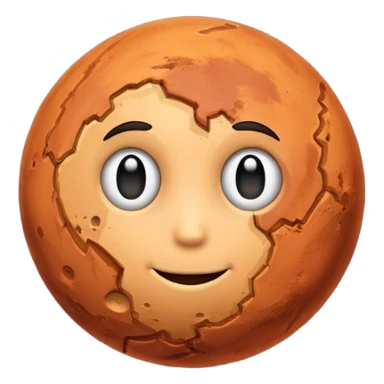 Planet mars  sticker