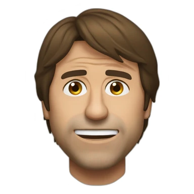 Antonio conte Zany face emoji sticker