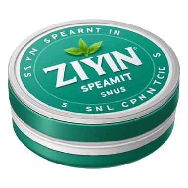 Zyn spearmint snus sticker
