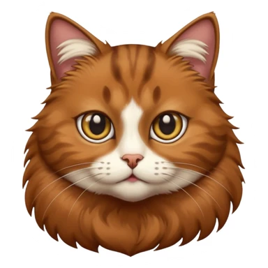 Estetic sticher brown cat sticker