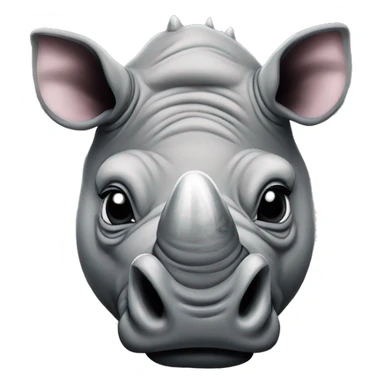 rhino with a raiders tattoo  sticker