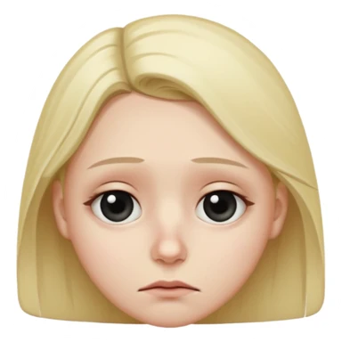 Very tired and depressed sticker