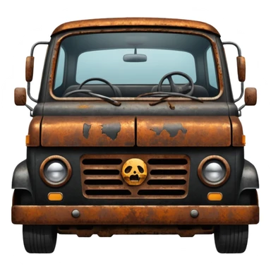 Broken Urban Vehicle black sticker