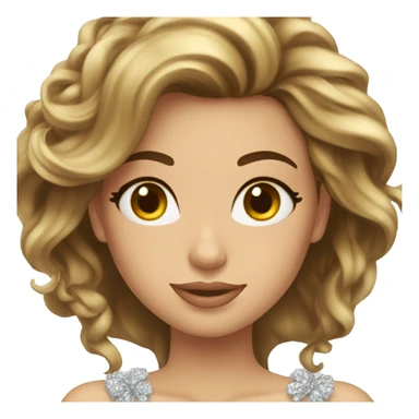 miss france avec de long cheveux sticker