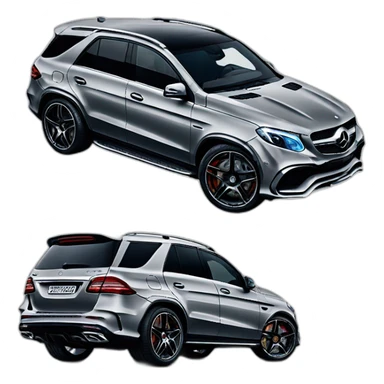 Mercedes GLE 63S AMG sticker