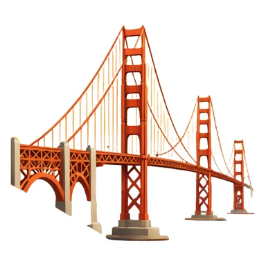 golden gate bridge sticker