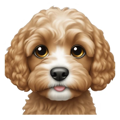 Cavapoo puppy sticker
