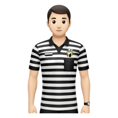 soccer refere jersey sticker