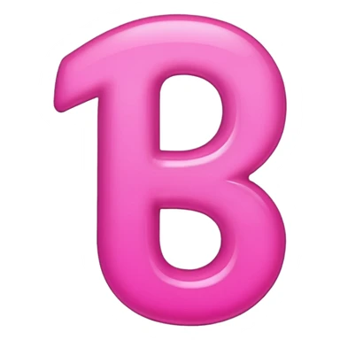 number one pink sticker