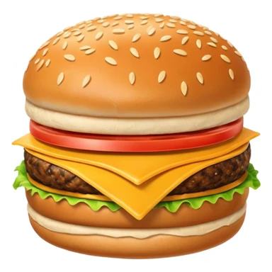 burger bun sticker