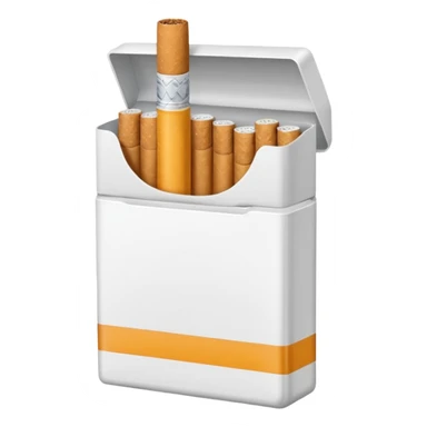 unopened pack of cigarettes, without any markings sticker