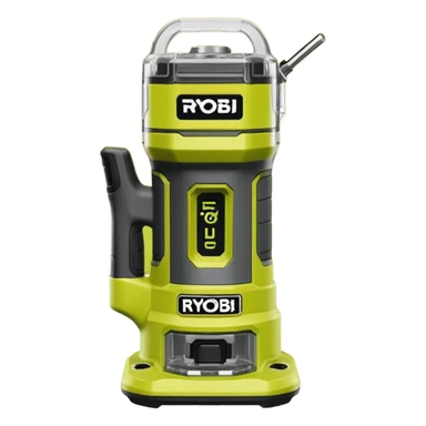 ONE+ 18V Cordless Compact Fixed Base Router RYOBI with gray  sticker