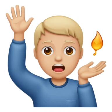 Throw up funny sticker