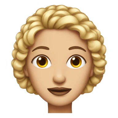 Lady with lots of plastic surgery  sticker