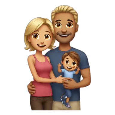 lovely family sticker