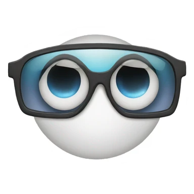 Eye with sunglas  sticker