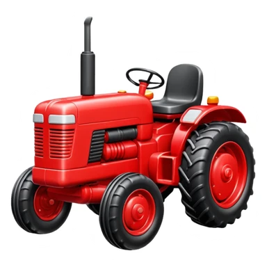 plastic toy  tractor sticker