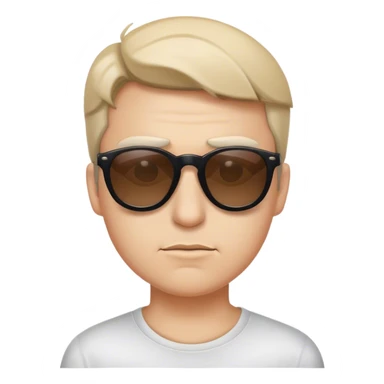 Tilting sunglasses looking suspiciously  sticker