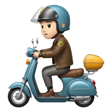 aleister god drive scooter sticker