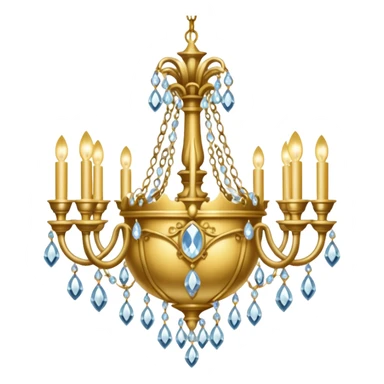 Make a chandelier the one from French movie the phantom of the opera the musical sticker