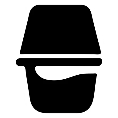 A sauce in a fast food packaging with a yellow background sticker