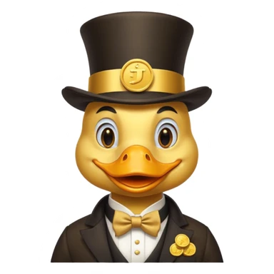 pato millonario sticker