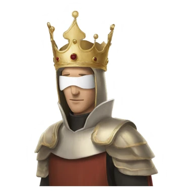 king baldwin IV in kingdomofheaven best pose with face mask sticker