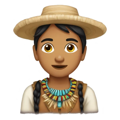 Indigena guatemalteco sticker