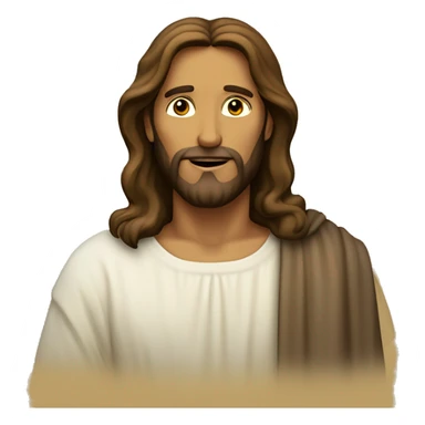 Jesus Christ and god saying I love ya! sticker