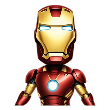 One picture of ironman saying no!! sticker