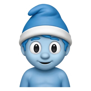 smart smurf  sticker