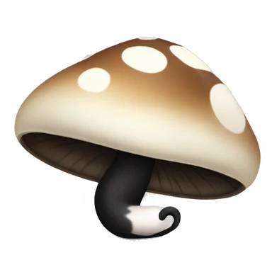 Mushroom that is a skunk  sticker