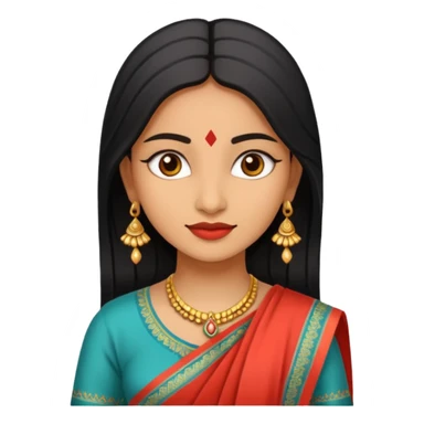 Indian woman 25 years old girl sticker