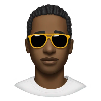 travis scott with a shades sticker