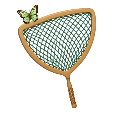 A Net From A Catching Butterflies Without The Butterflies sticker