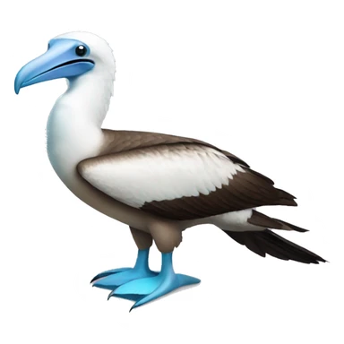 Blue footed booby sticker