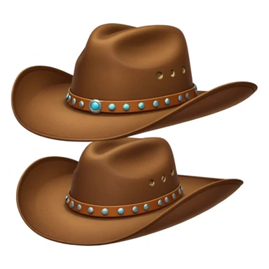 Just a Cowboy hat cartoonish sticker